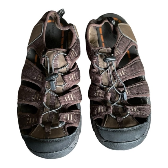 Dockers Brown Closed Toe Sandals Size 12 M Sport Sandals - Picture 11 of 12
